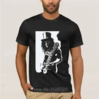 Качественная модная мужская футболка с вырезом лодочкой под заказ, футболка рок-группы, пистолет и розы, футболка из органического хлопка, создавайте мужские футболки с рукавами