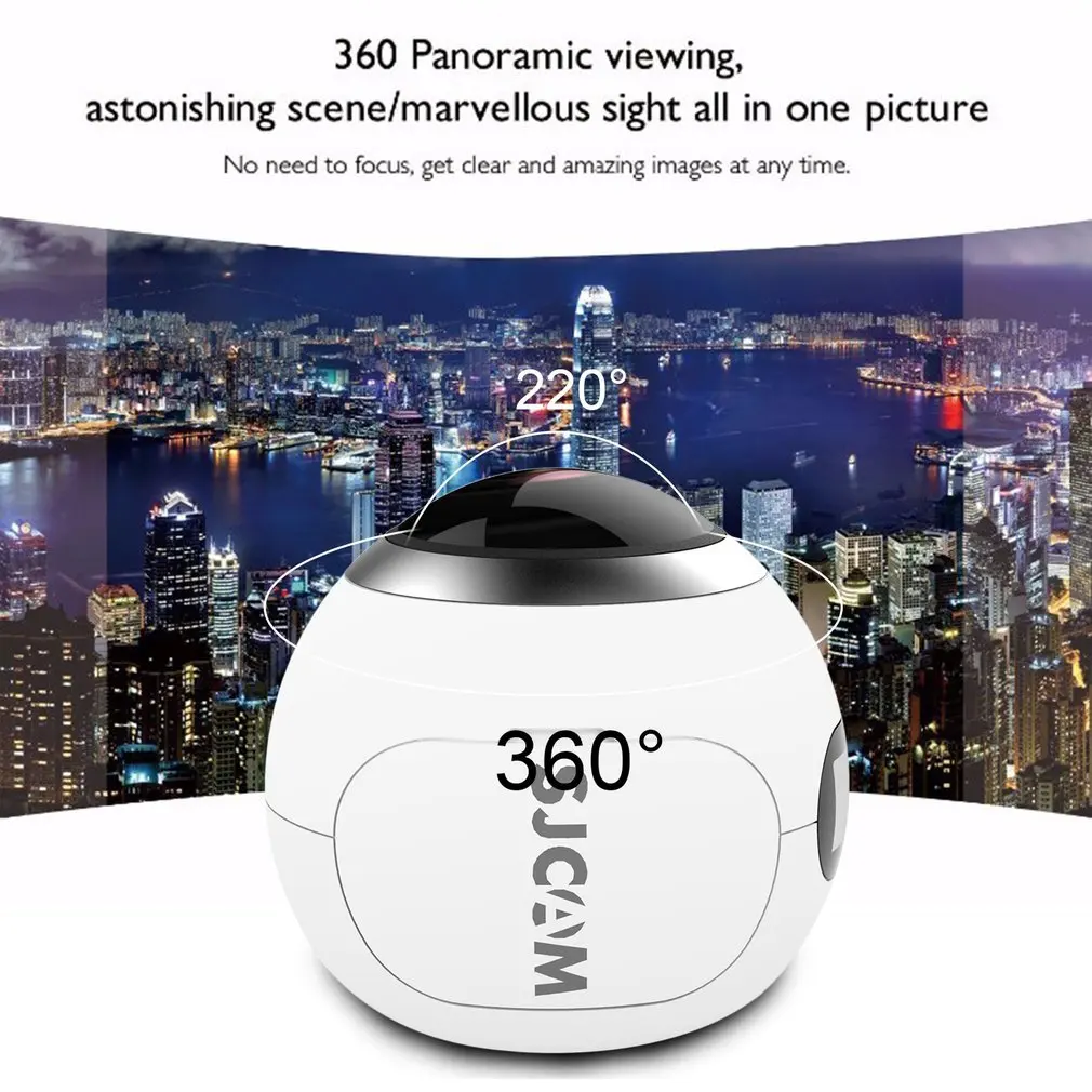 SJCAM SJ360 Panoramic Motion Camera 360 Degree VR Special Sport Diving Aerial Photography Bicycle |