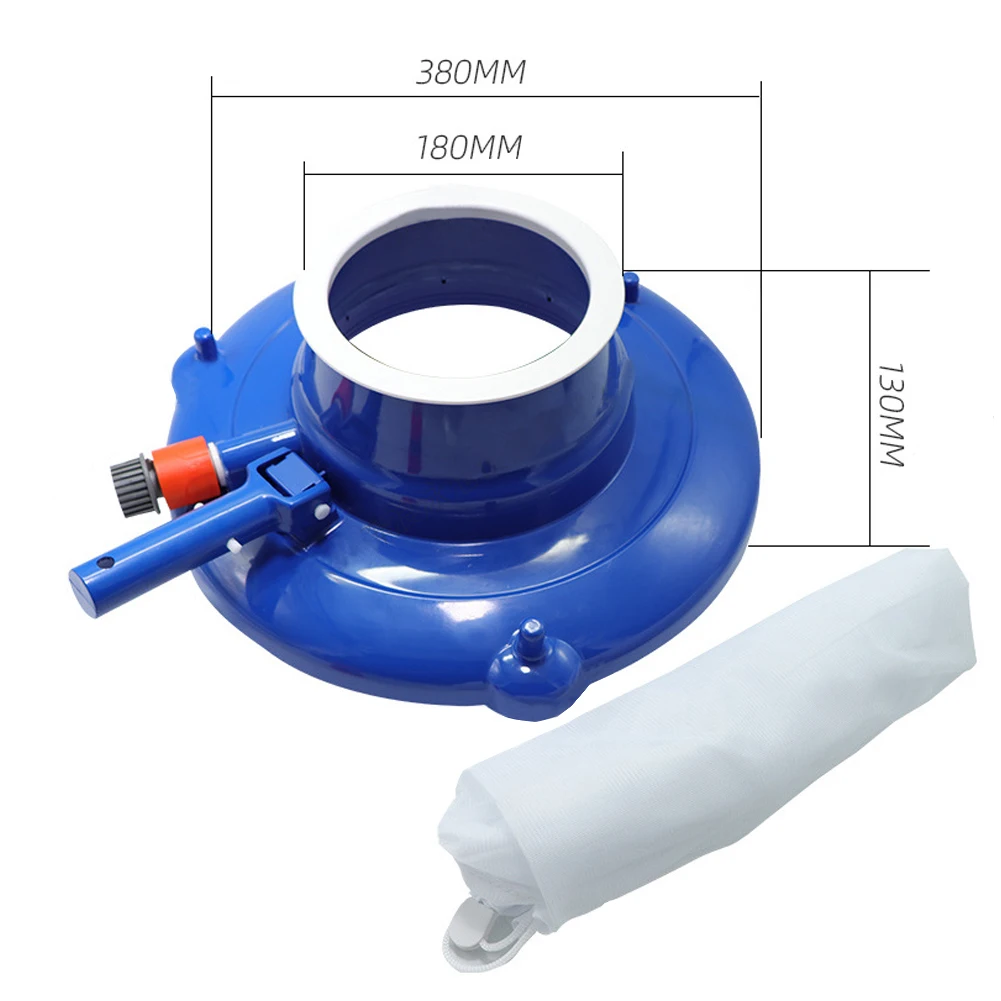 

Swimming Pool Leaf Vacuum Cleaner With Brushes Swivel Wheels Filter Bag Suction Head Pool Cleaner Tool For Floating Objects