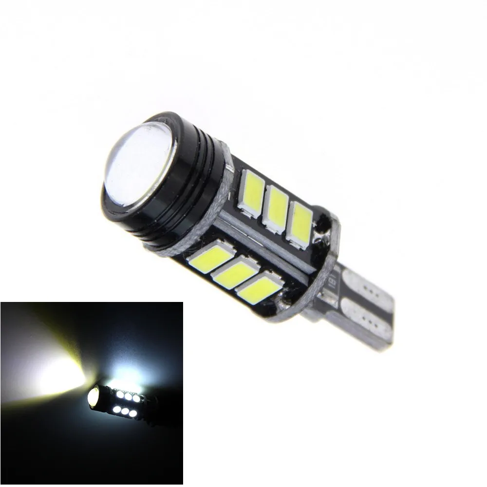 W16w T15 5630 5730 12SMD + Cob Led Автомобильный без ошибок резервный свет лампы белый 360