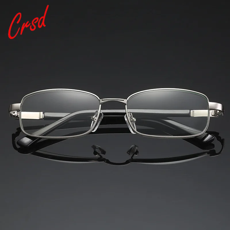 CRSD 2020 New Crystal Reading Glasses Male Full Frame Anti-radiation Anti-Fatigue HD Women | Аксессуары для одежды
