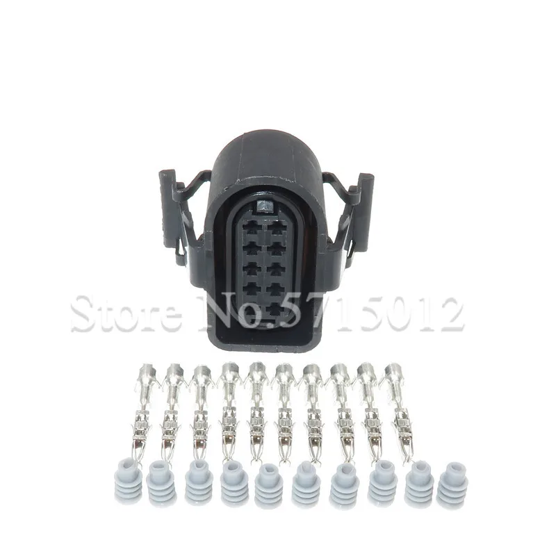 

10 Hole 1.5mm 3A0 973 715 Waterproof Automotive Connectors Sealed Female Plug 3A0973715 Socket For VW