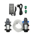 Микро водяной насос высокого давления постоянного тока 12 В 60 Вт 80 Вт, самовсасывающий бустер, насос для автомойки, водяной пистолет для полива сада