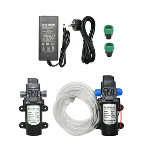 Микро водяной насос высокого давления постоянного тока 12 В 60 Вт 80 Вт, самовсасывающий бустер, насос для автомойки, водяной пистолет для полива сада