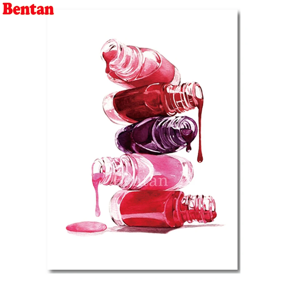 Алмазная живопись вышивка крестом алмазная лак для ногтей квадратная круглая