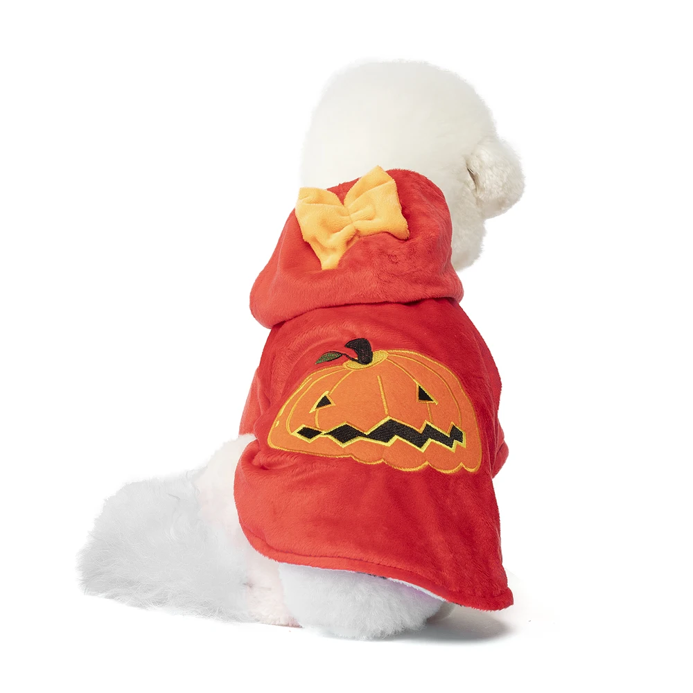 Модная Толстовка для собак на Хэллоуин зимняя одежда домашних животных пальто