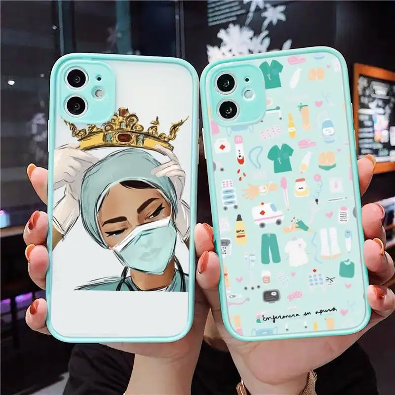 Чехлы для телефонов с мультипликационным изображением доктора медсестры