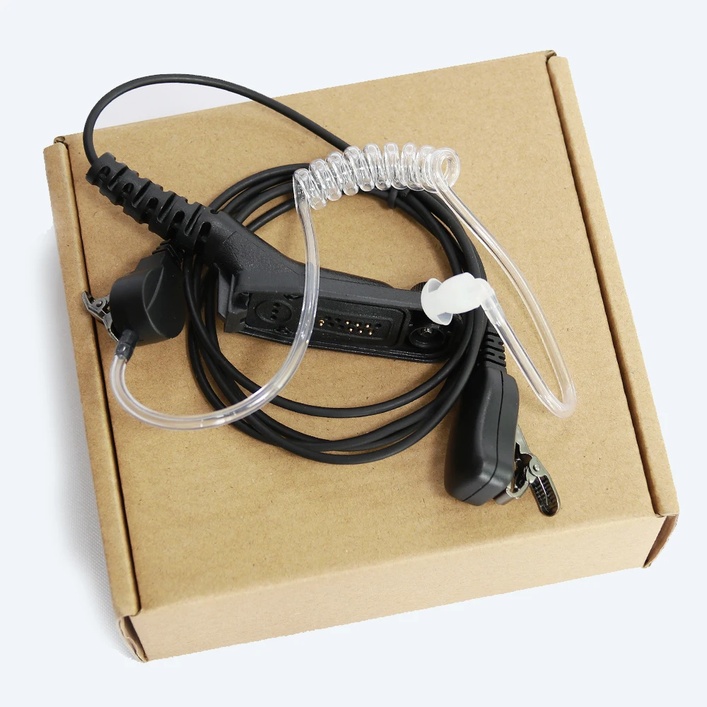 Walkie Talkie 1-wire Surveillance Earpiece Headset For APX4000 APX6000 APX8000 DP4800 XPR6350 XPR6550 Two Way Radio