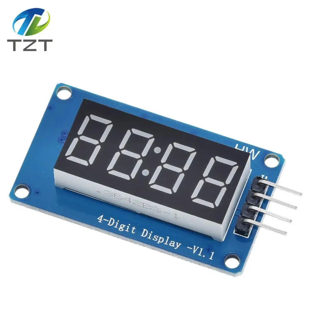 TM1637 4 бит цифровой светодиодный Дисплей модуль для arduino 7-сегментный 0 36 дюйма часы