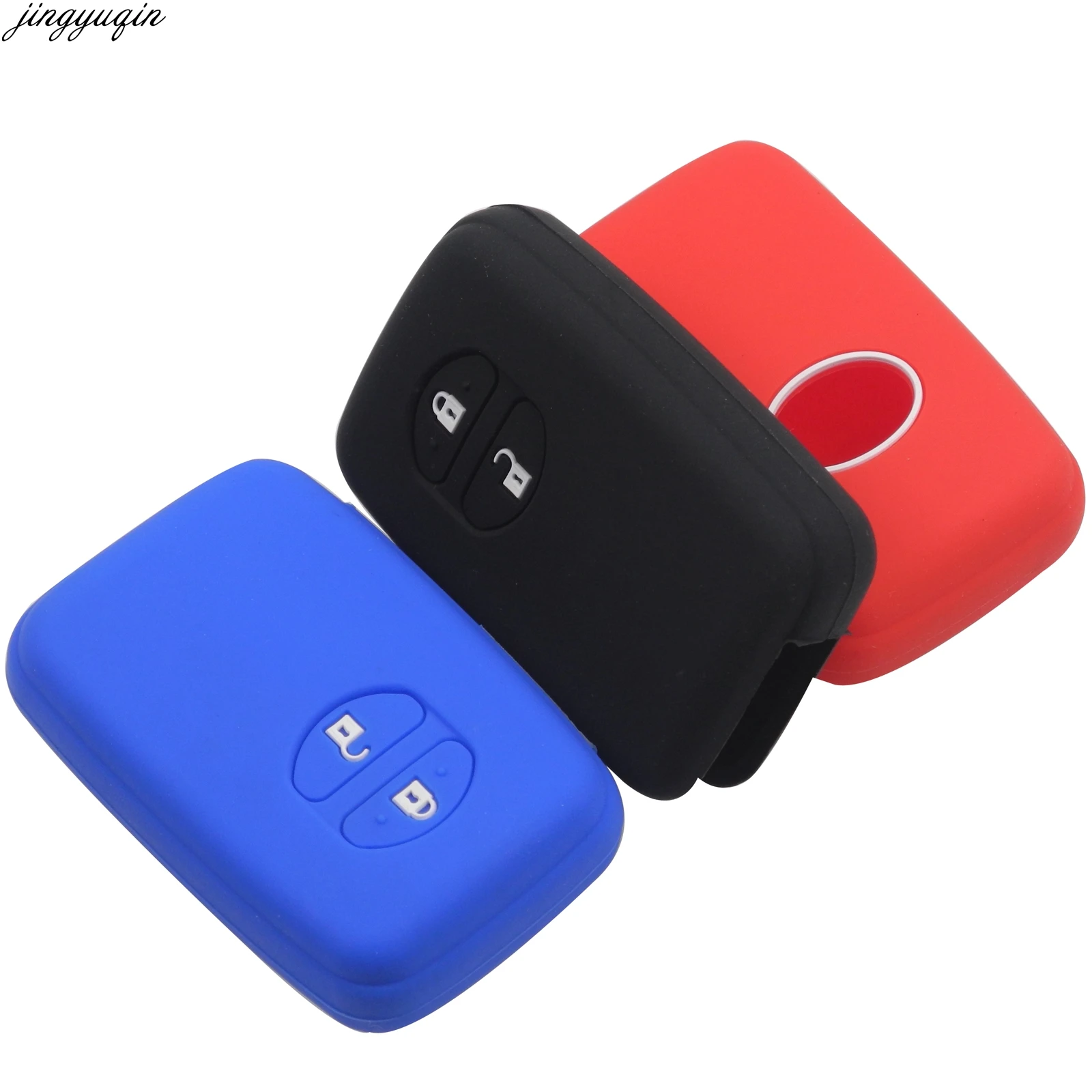 Силиконовый чехол-держатель для ключей на 2 кнопки TOYOTA Camry Highlander Crown Prado Land Cruiser Prius |