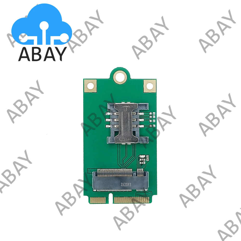

Плата разработки M.2 NGFF B Key-B на Mini PCI-E PCIe MPCIe 5*3 см