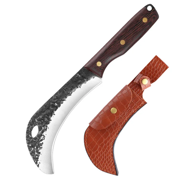 Forged Durian Peeling Knife Portable Hammer Small Machete Sickle Personalized Outdoor Camping Sugar Cane | Инструменты