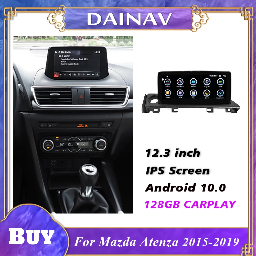 

Автомагнитола 2 Din, 128 ГБ, Android 10,0, мультимедийный DVD-плеер для Mazda 3 Axel, GPS-навигация, Автомагнитола для Mazda 3 Axela