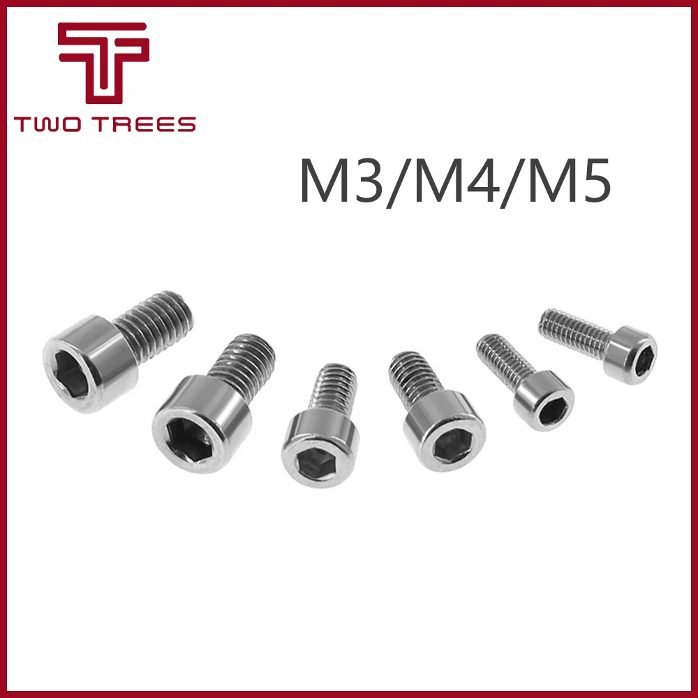 10 шт. M3/M4/M5 DIN912 304 Шестигранная головка из нержавеющей стали винты с внутренней