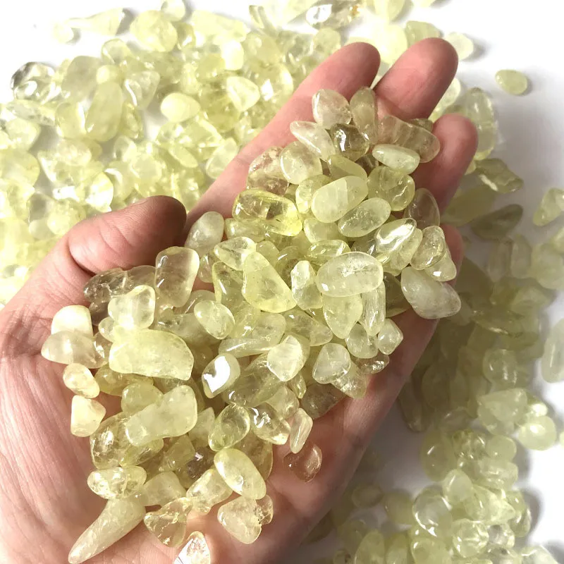 

100g 4 size Natural Citrine Yellow Quartz Crystal Stone Rock Polished Gravel Specimen natural stones and minerals C151