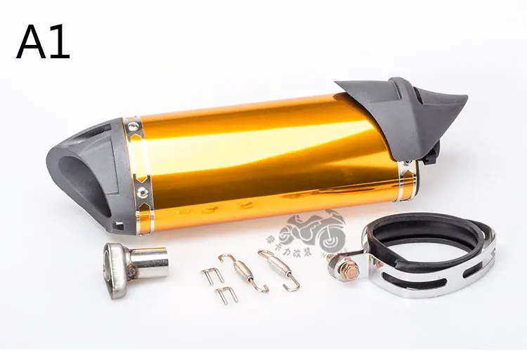 Универсальный 35 мм мотоцикл модифицированный Кобра треугольная выхлопная труба