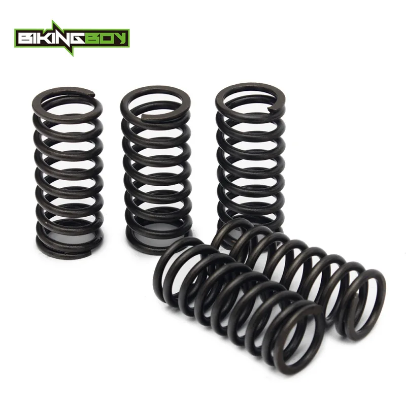 5 pc Springs BIKINGBOY CRF250R 08 09 CRF250X 04-17 16 15 14 13 12 11 10 09 08 07 фрикцион+ Сталь сепаратор пластин для тяжелых нагрузок - Цвет: 5 pc Springs