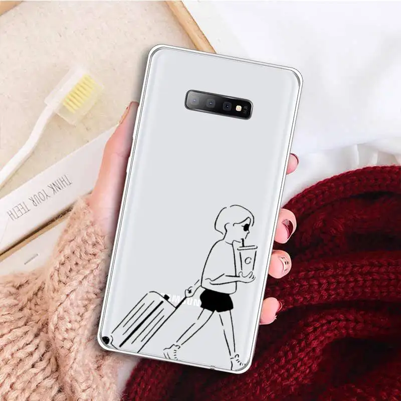 

2018 Killer Leon Phone Case Clear Transparent for samsung A 21s 50 71 S 8 9 20 note 10 20 plus ultra