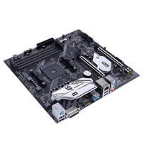 b450m computer motherboard for gigabit networks cards amd b450 supports pci e 3 0 m 2 ddr4 cpu desktop mainboard set