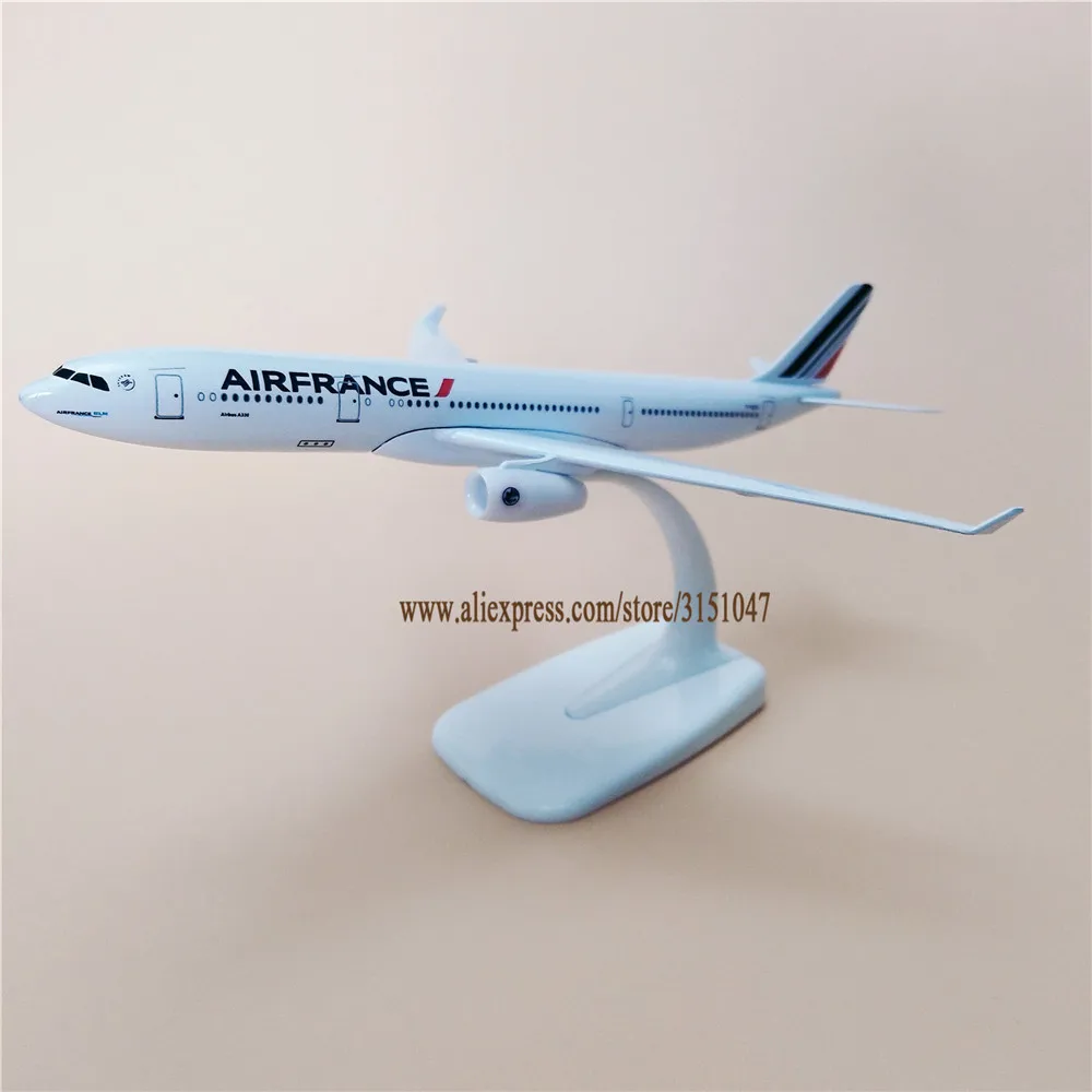 20 см Air France Airbus A330-300 Airlines модель самолета из сплава металла литья под давлением