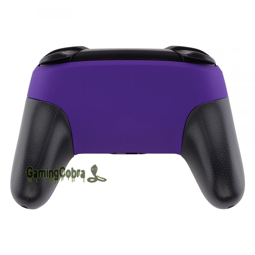 eXtremeRate Soft Touch Purple Faceplate and Backplate Replacement Shell Housing Case Cover for Nintendo Switch Pro Controller |