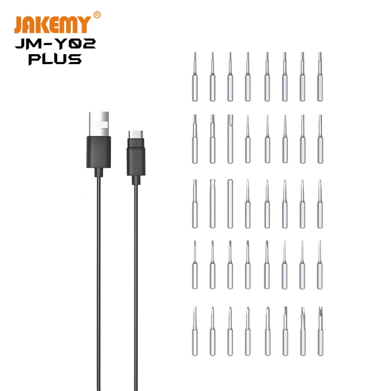 JAKEMY NEW Y02 plus Precision Electric Power Screwdriver Set DIY Repair Tool Kit for Cellphone Camera Laptop Home Improvement |