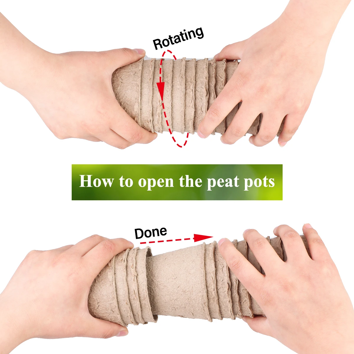 10 шт. металлический цветочный горшок настенный крюк съемный карамельный цвет