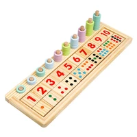 teaching tools toys early childhood enlightenment education cognition wooden toy m3gd