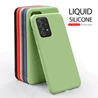 Coque для Samsung A52 2021 чехол жидкость Мягкий силиконовый чехол для мобильного телефона чехол для Samsung Galaxy A 12 52 72 Вт4G 32 5G противоударный защитный чехол