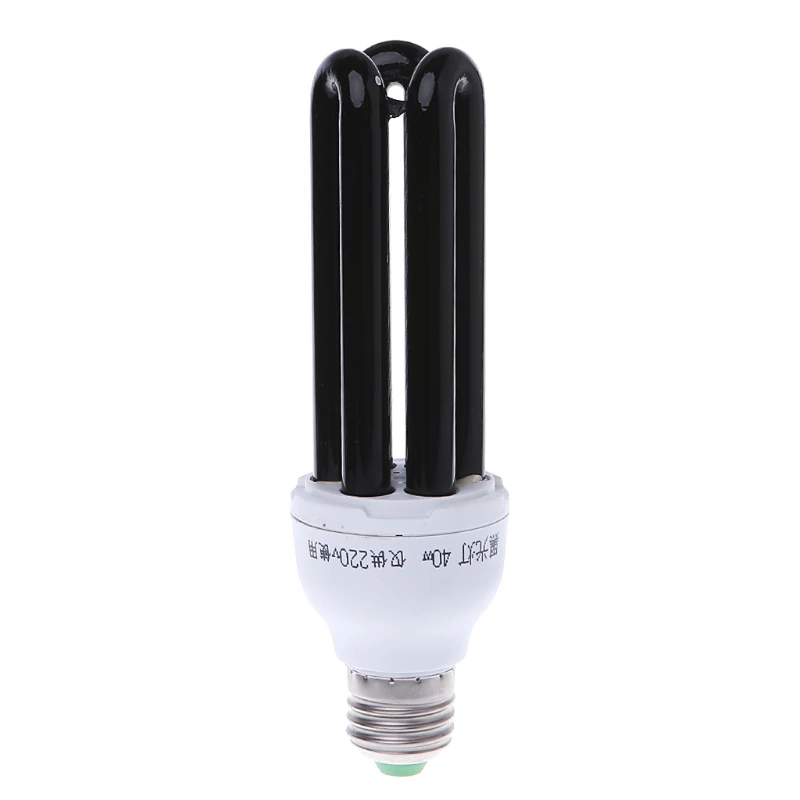 

E27 15/20 Вт, 30 Вт, 40 Вт УФ ультрафиолетовые люминесцентные черный светильник CFL светильник Лампа 220V