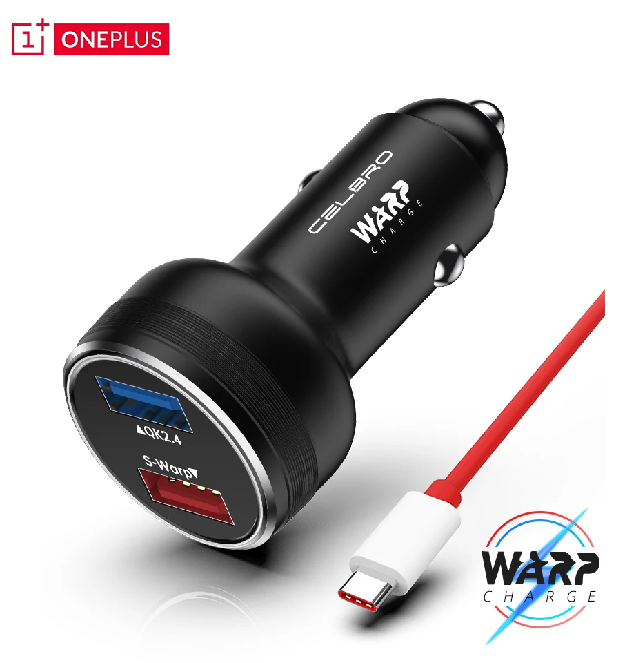 Автомобильное зарядное устройство Warp для OnePlus 8 Nord N100 Charge 30 Dash Charger for One Plus 7t 8Pro 6t
