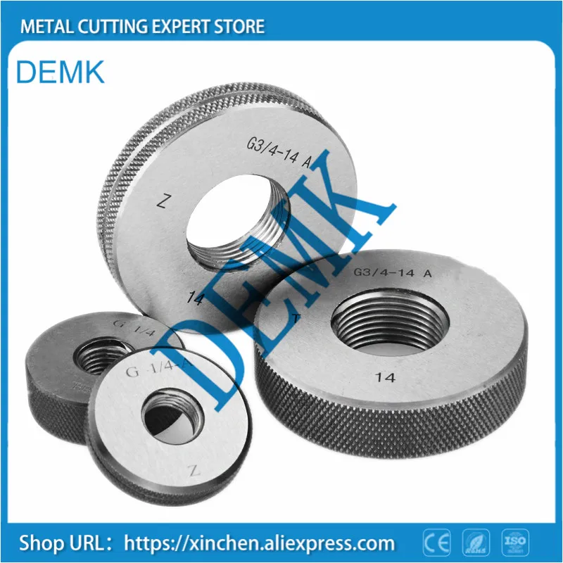 High precision Threaded ring gauge G pipe thread ring gauge Precision external Screw Gage Fine,Pitch Thread Test Tool