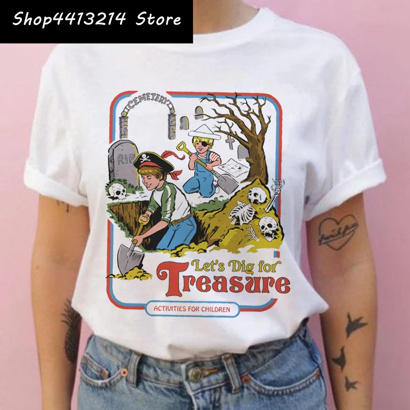 Женская футболка с принтом сатаны демона мрачного Жнеца Харадзюку сатанизма