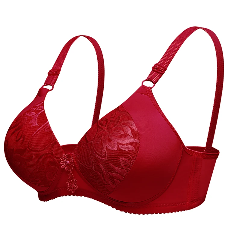 Новые женщины Bralette нижнее белье Толстый Padded Super Push вверх Бюстгальтер Сексуальная белья Беспроводные бюстгальтеры Хлопок Pluz Размер 36-42 B C Кубок