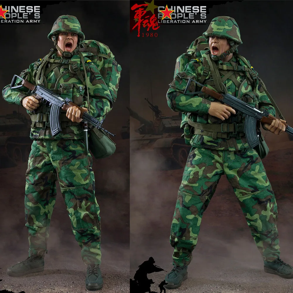 

In Stock FLAGSET 1/6 FS 73027 Army Soul Series 90s Steel Division Soldier Assault Full Set Action Figure