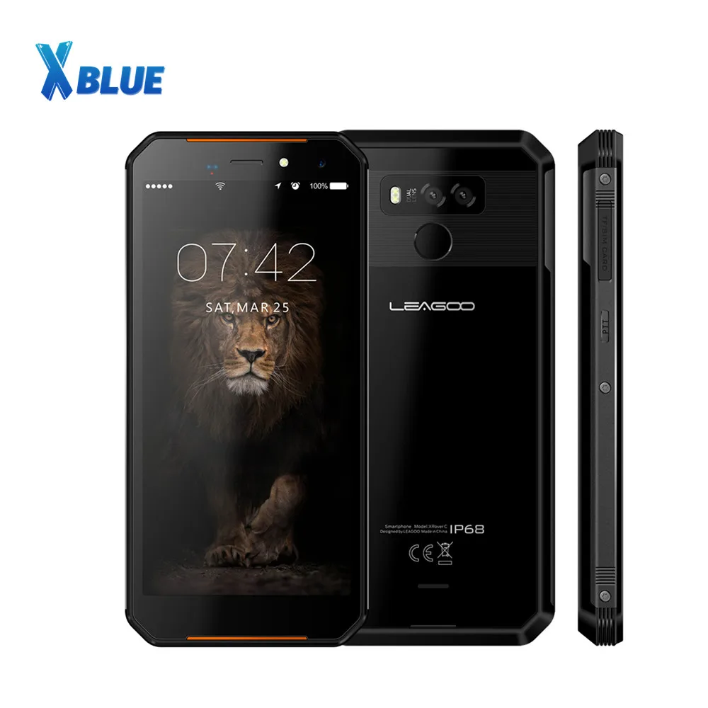Новинка смартфон LEAGOO XRover C IP68 мобильный телефон 5 72 дюйма IPS 2 гб озу 16 пзу 13 мп NFC 5000