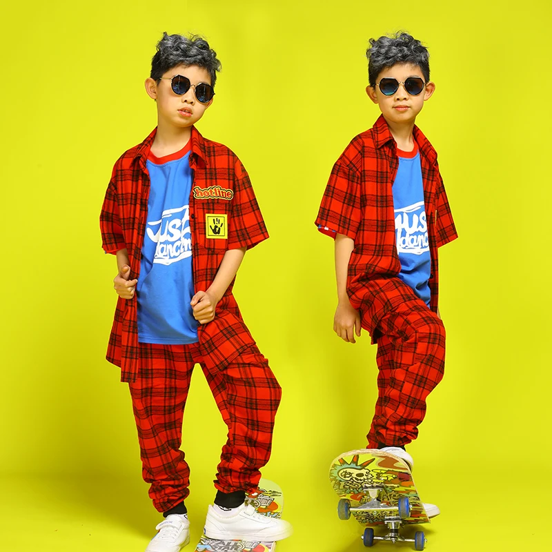 Новые Детские джазовые танцевальные костюмы одежда для хора мальчиков и девочек