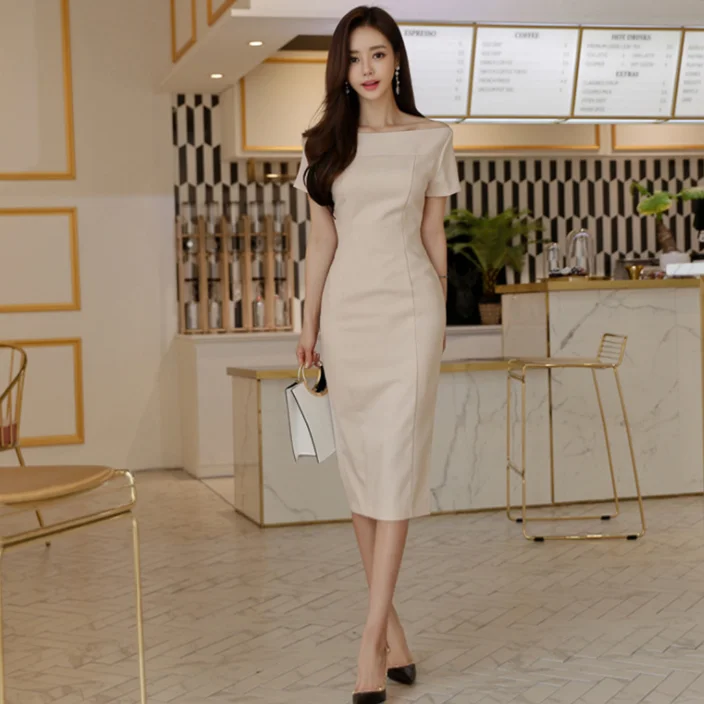 2020 летние Для женщин работы Офисные женские туфли Оболочка Короткий рукав с