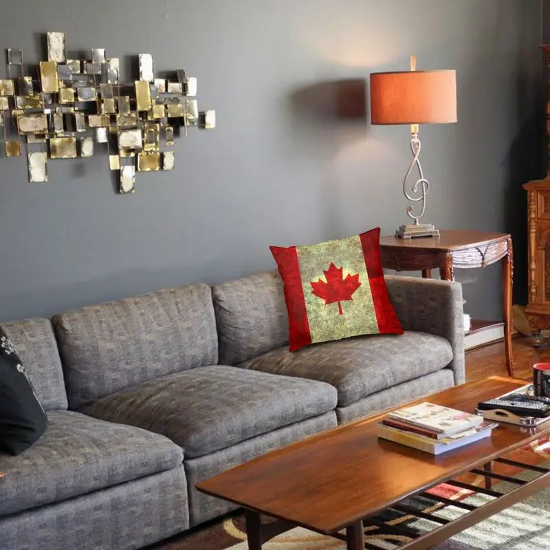 Наволочка с флагом Канады наволочка канадским в тяжелых условиях для дивана