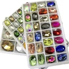 Овальные Кристаллы Стразы 4x6,6x8,8x10,10x14,13x18 мм 18x25,20x30 мм заостренные стеклянные красивые камни для изготовления одежды своими руками