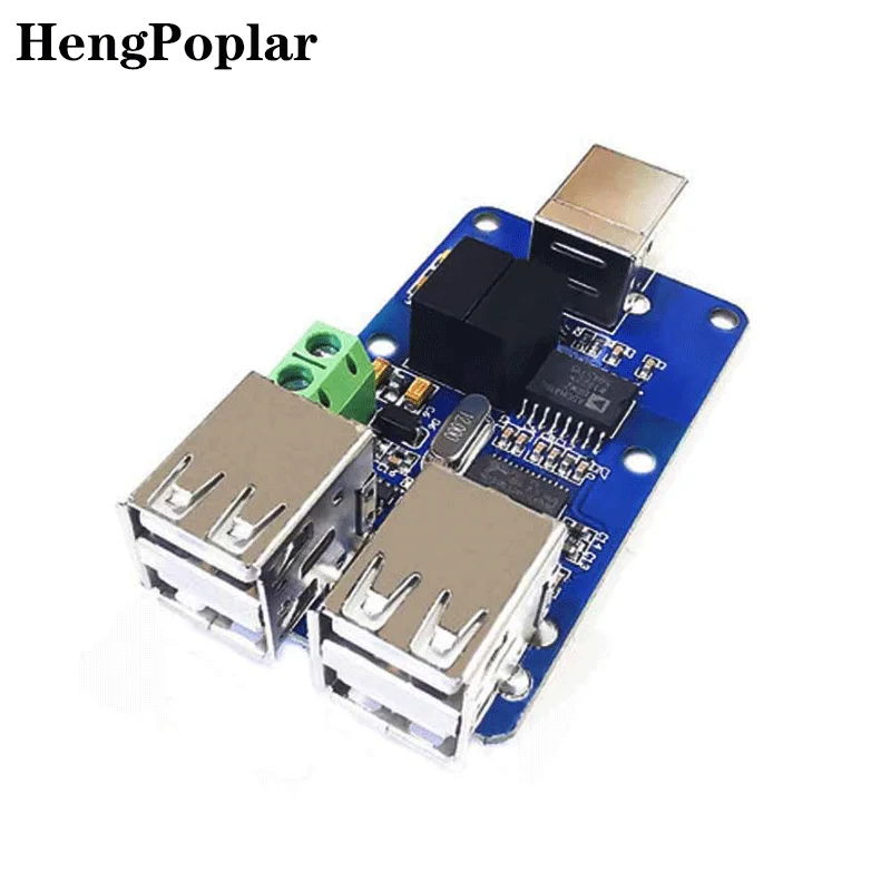 

4 Channel USB Isolator Module ADUM4160 ADUM3160 Support USB Control Transmission 2500V USB HUB Isolator Module USB Flash Drives