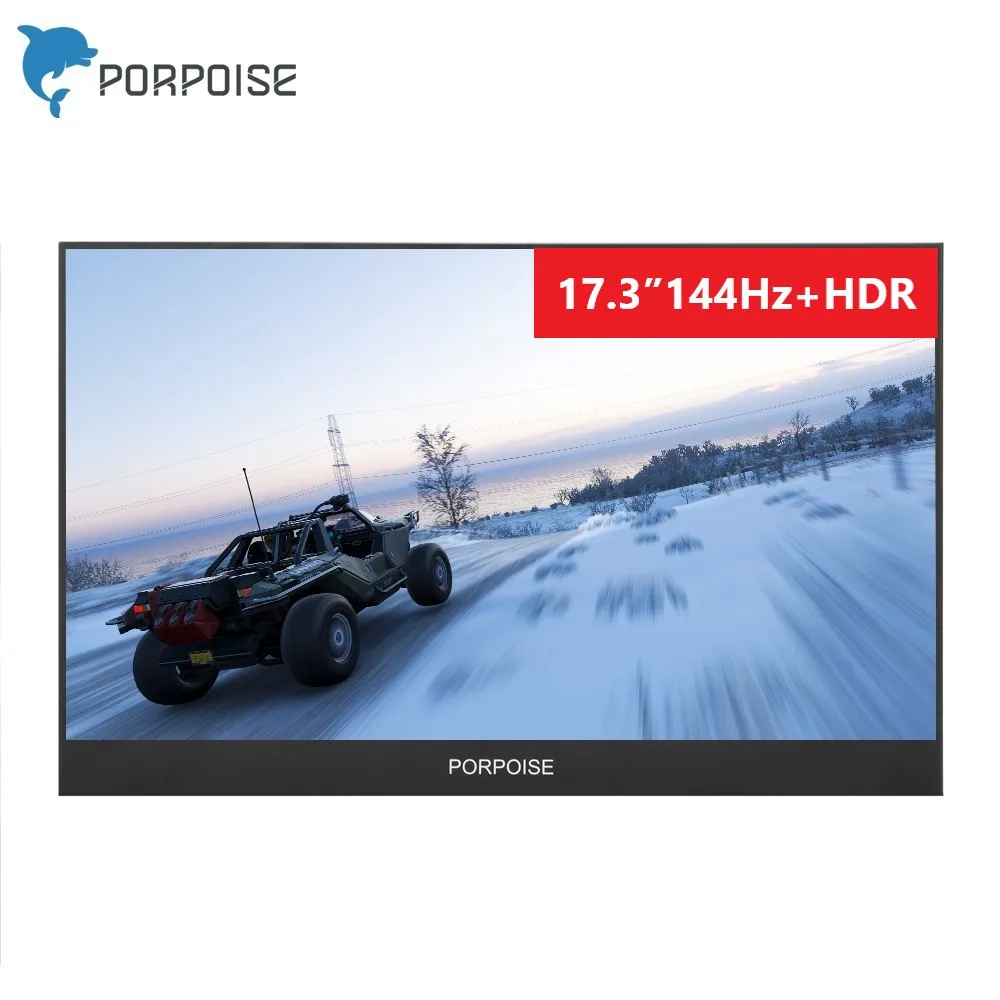 Портативный компьютерный монитор ПК 17 3 дюйма 120 Гц 144 1920x1080 HDMI 1080P IPS WLED экран для