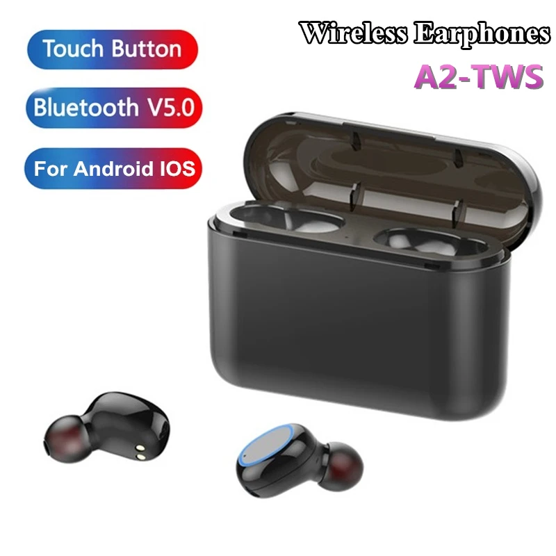 TWS Bluetooth 5 0 наушники в ухо гарнитура высокого качества звука спортивные для android ios