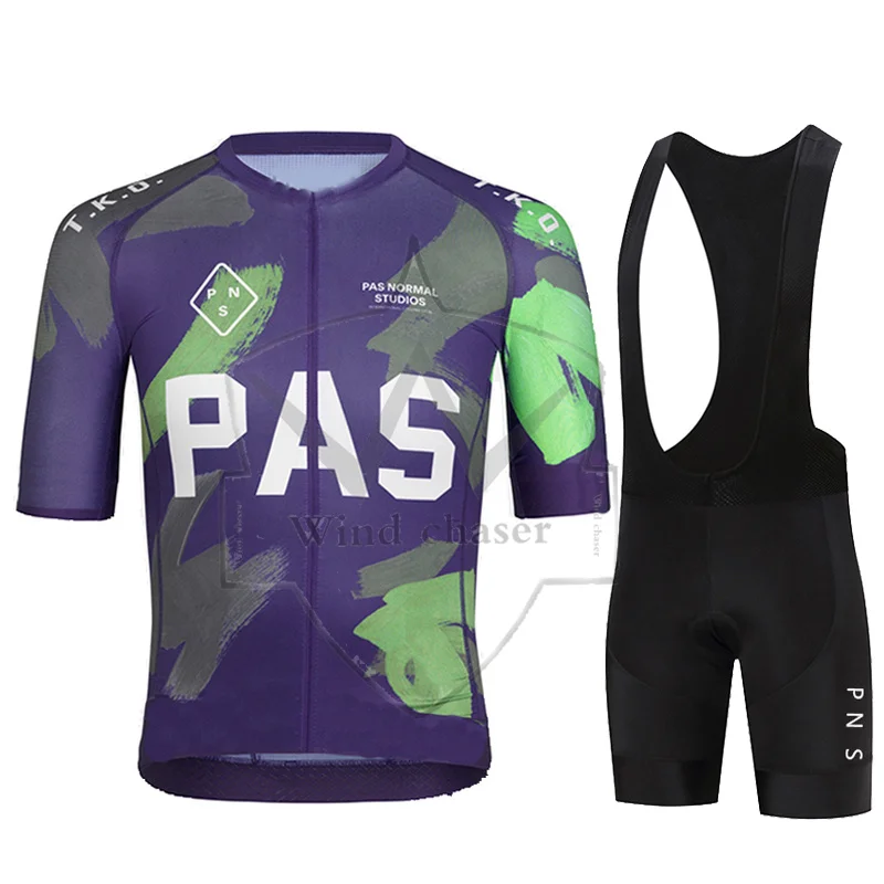 

PNS Cycling Clothing Men Bike Jersey Set Classic Short Sleeve Ride Outfit Suit Summer Biking Wear Kit Breathable Pad ciclismo
