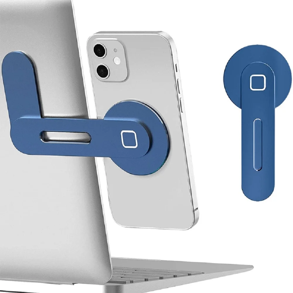 

lovebay Magnetic Laptop Phone Mount Holder Adjustable Tablet Stand Metal Aluminium Folding Laptop Notebook Extension Bracket
