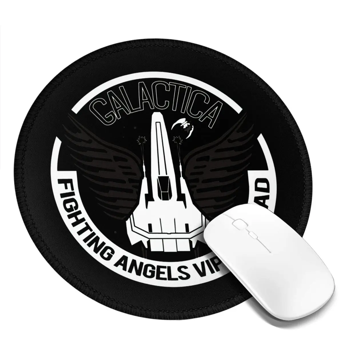 

Battlestar Galactica Mouse Pad Fighting Angels Viper Squad Best Rubber Mousepad Anti-Slip Fantasy Print Table Mouse Mat