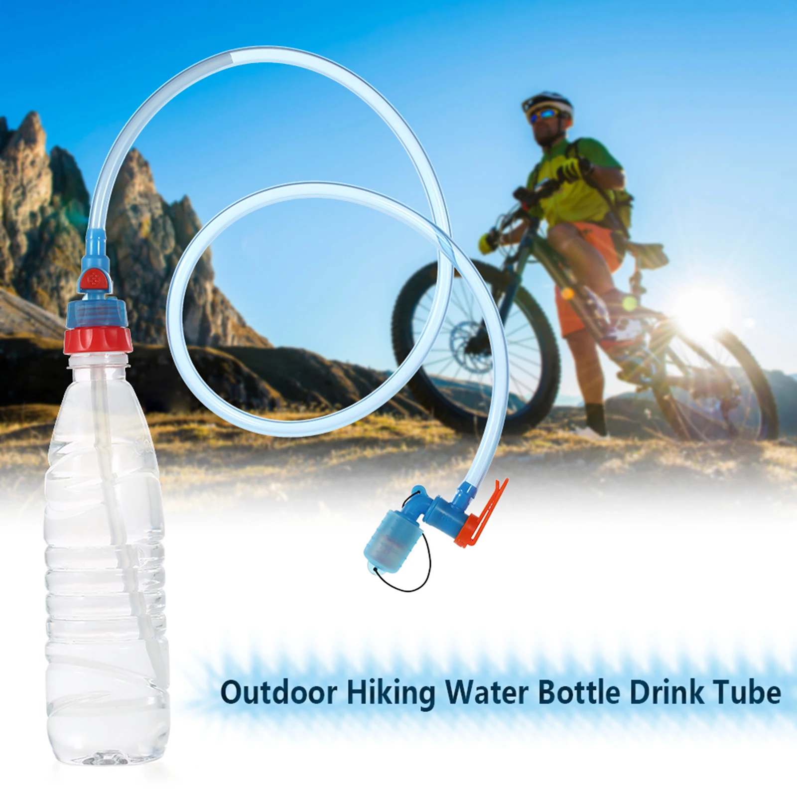 

Water Bottle Drink Tube Straw Cycling Camping Water Bag Hydration Bladder System Hose Kit TPU Free Hydration Bladder System