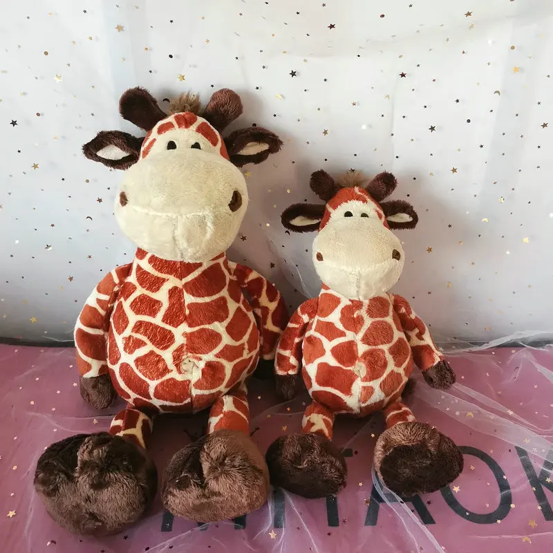 

candice guo! cute nice plush toy forest animal friend spotty giraffe soft stuffed doll birthday Christmas gift 1pc