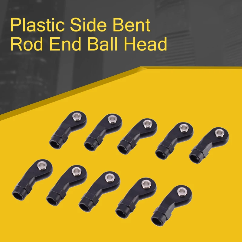 10 шт. пластиковые боковые/передние изогнутые стержневые наконечники галстука