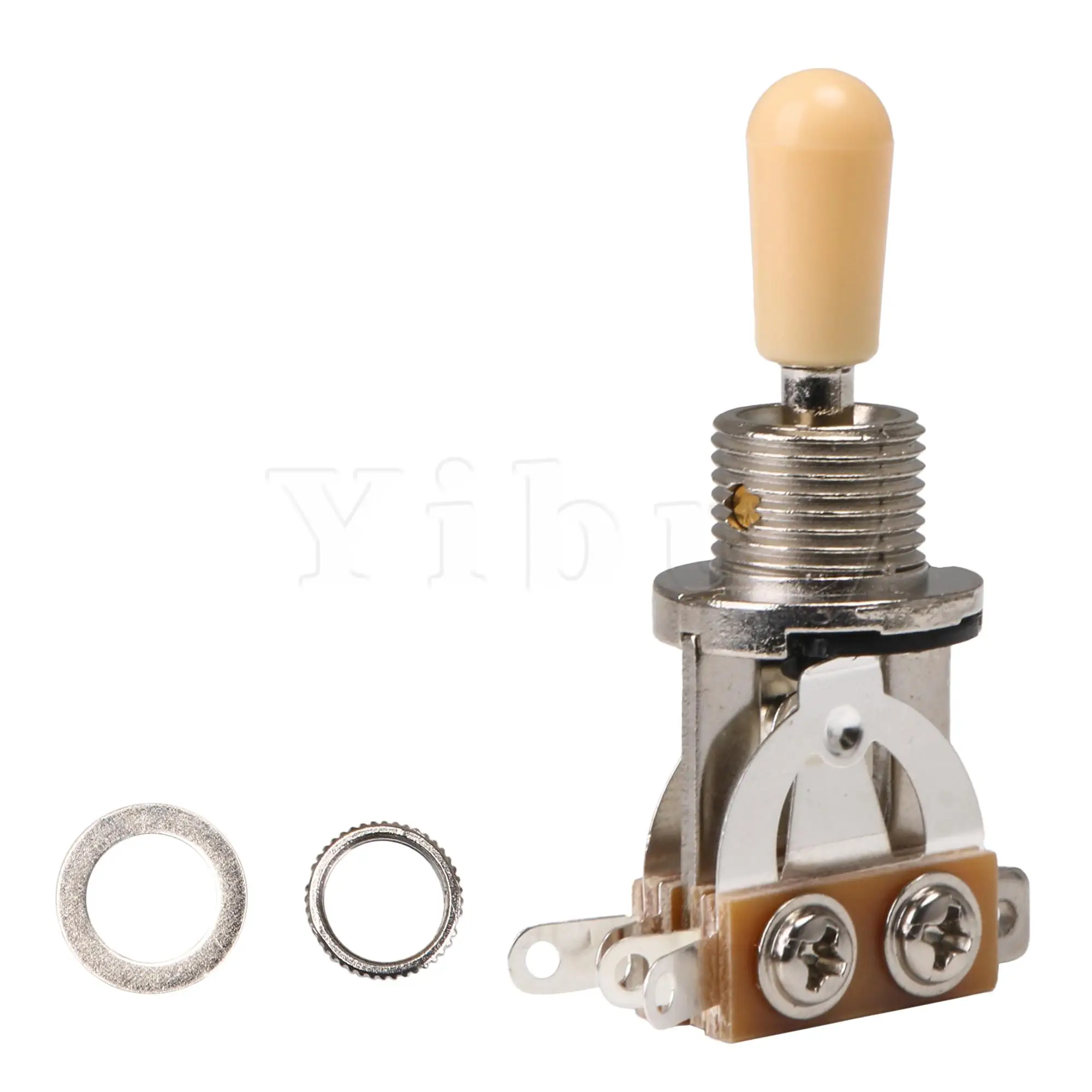 

Yibuy цвет хрома, 3-позиционный переключатель для гитары